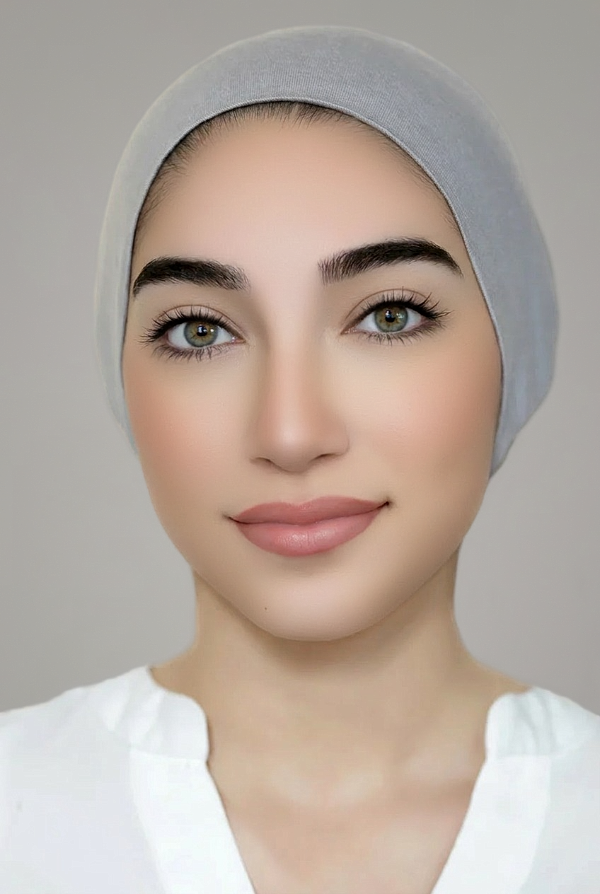 Seamless Tube Underscarf-Light Gray