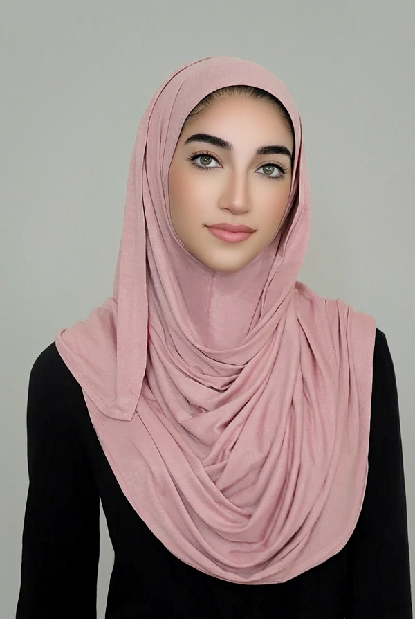 Instant Jersey Hijab-Azalea Pink