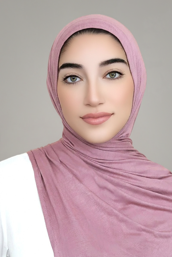 Instant Jersey Hijab-Dusty Rose