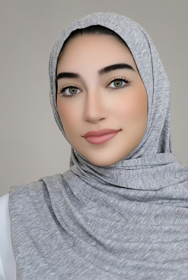 Instant Jersey Hijab-Heather Gray