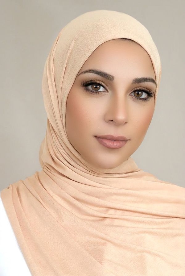 Luxury Jersey Hijab-Nude