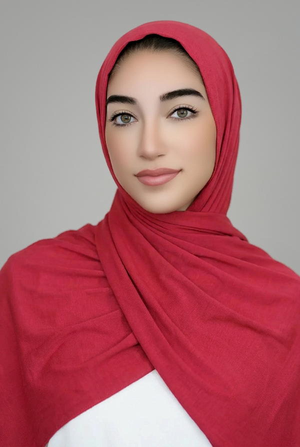 Luxury Jersey Hijab-Ruby