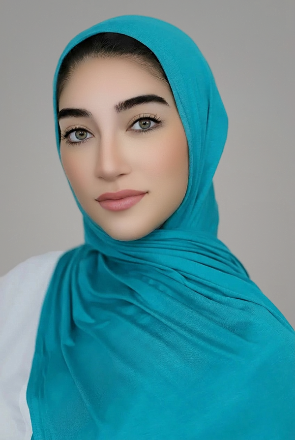 Luxury Jersey Hijab-Teal
