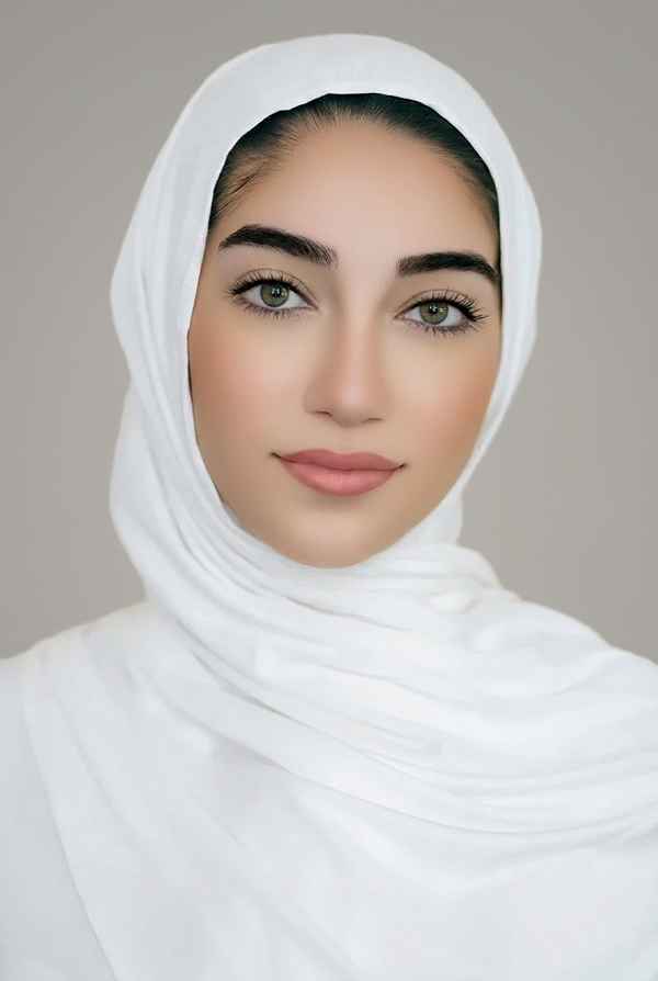 Luxury Jersey Hijab-White
