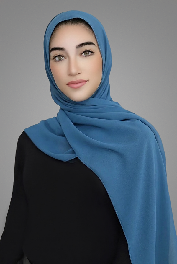 Basic Chiffon Hijab-Aegean