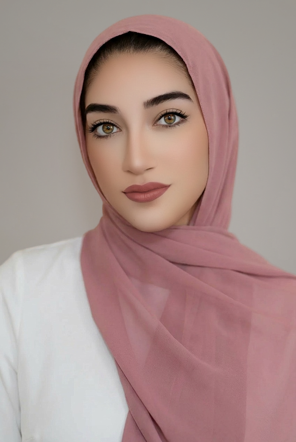 Basic Chiffon Hijab-Cedar Rose