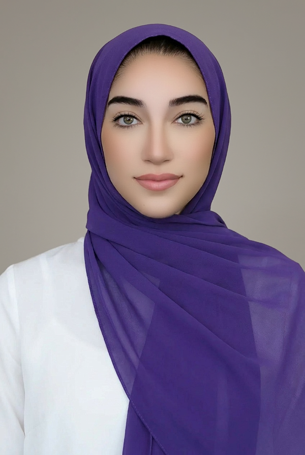 Basic Chiffon Hijab-Dark Purple