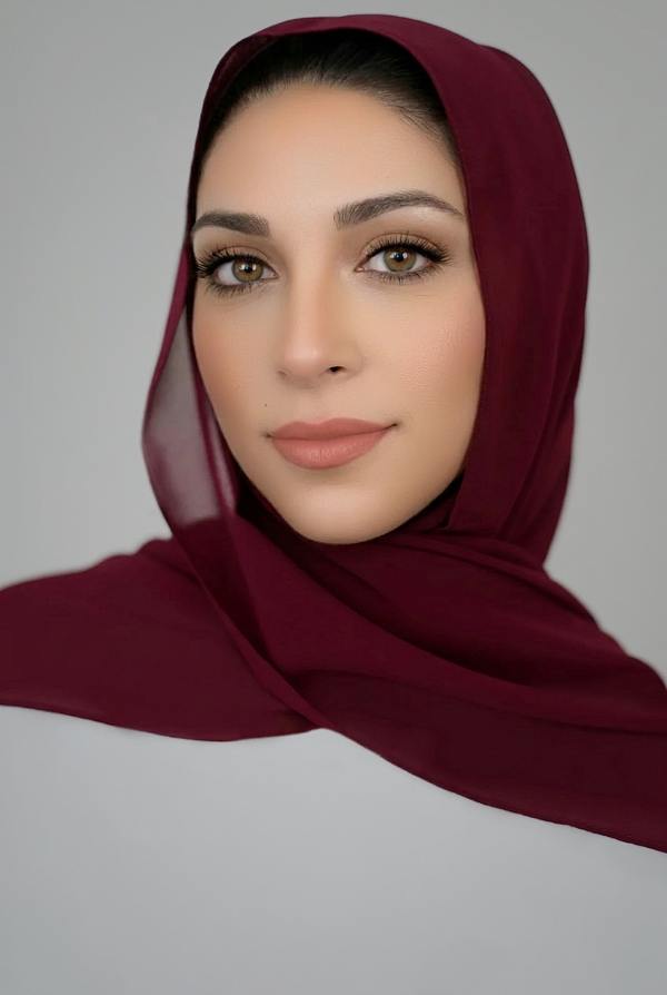 Basic Chiffon Hijab-Grape