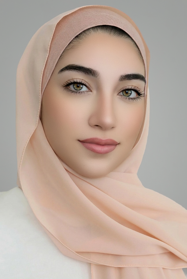 Chiffon Hijab Set-Almond