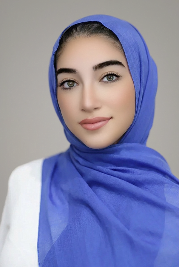 Essential Cotton Light Hijab-Royal Blue