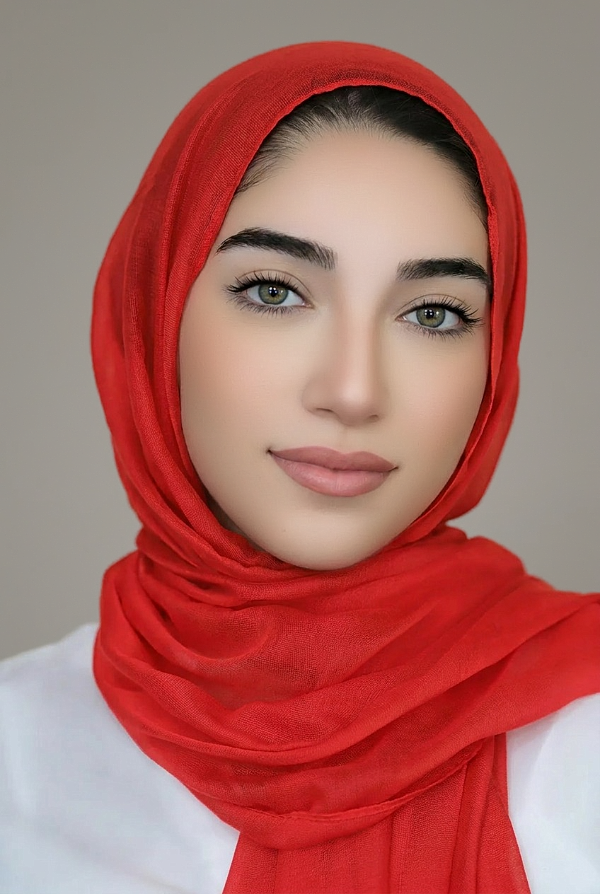 Luxury Maxi Light Hijab-Red