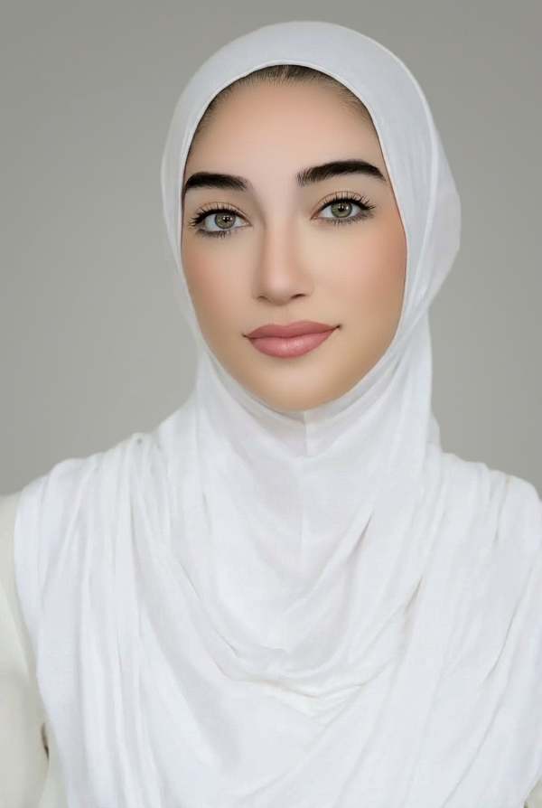 JERSEY ONE PIECE AMIRA HIJAB-White
