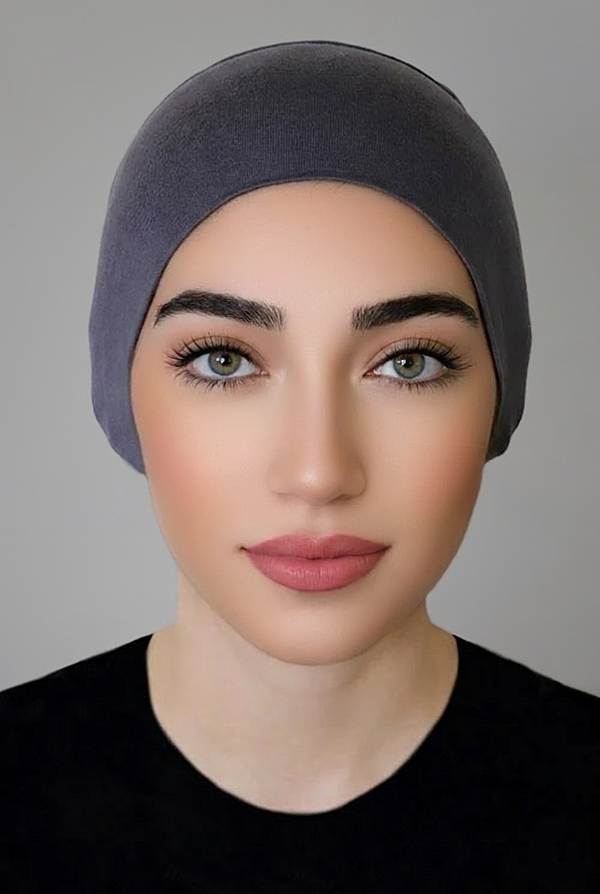 Bonnet Underscarf-Dark Grey
