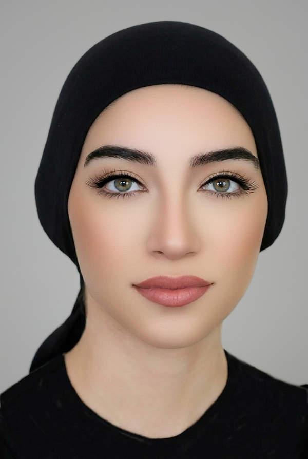 JERSEY TIE BACK BONNET-BLACK