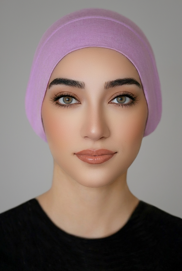 JERSEY TUBE UNDERSCARF-LILAC