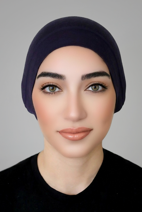 Jersey Tube Underscarf-Navy