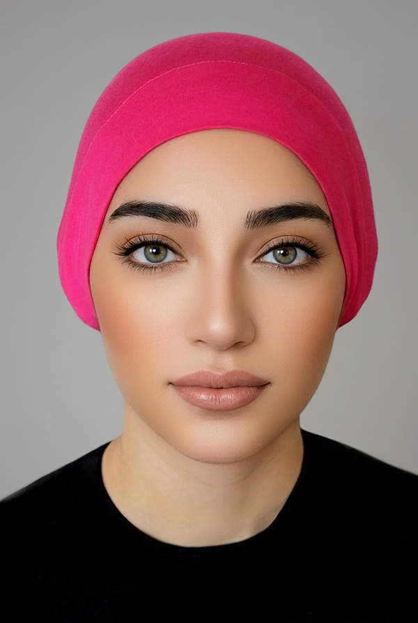 Jersey Tube Underscarf-Pink