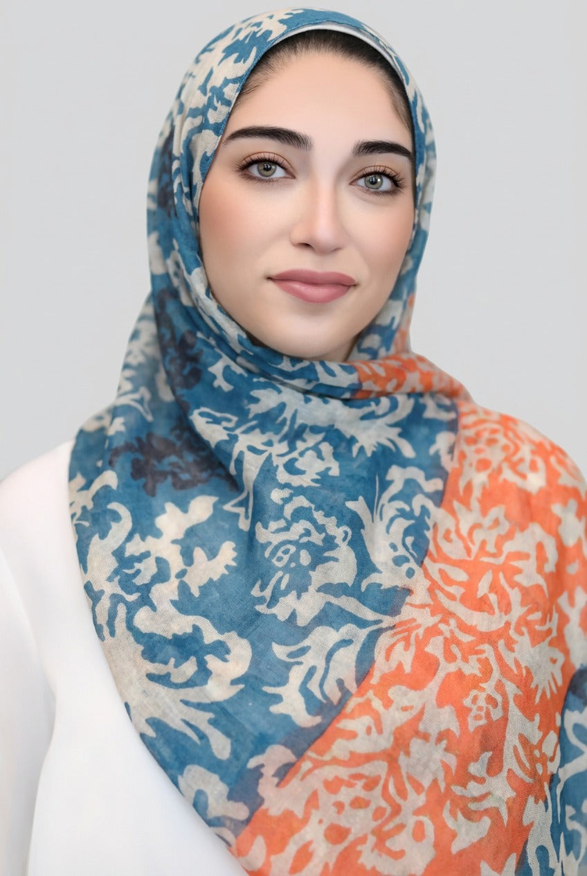 Coral Reef Viscose Light Hijab