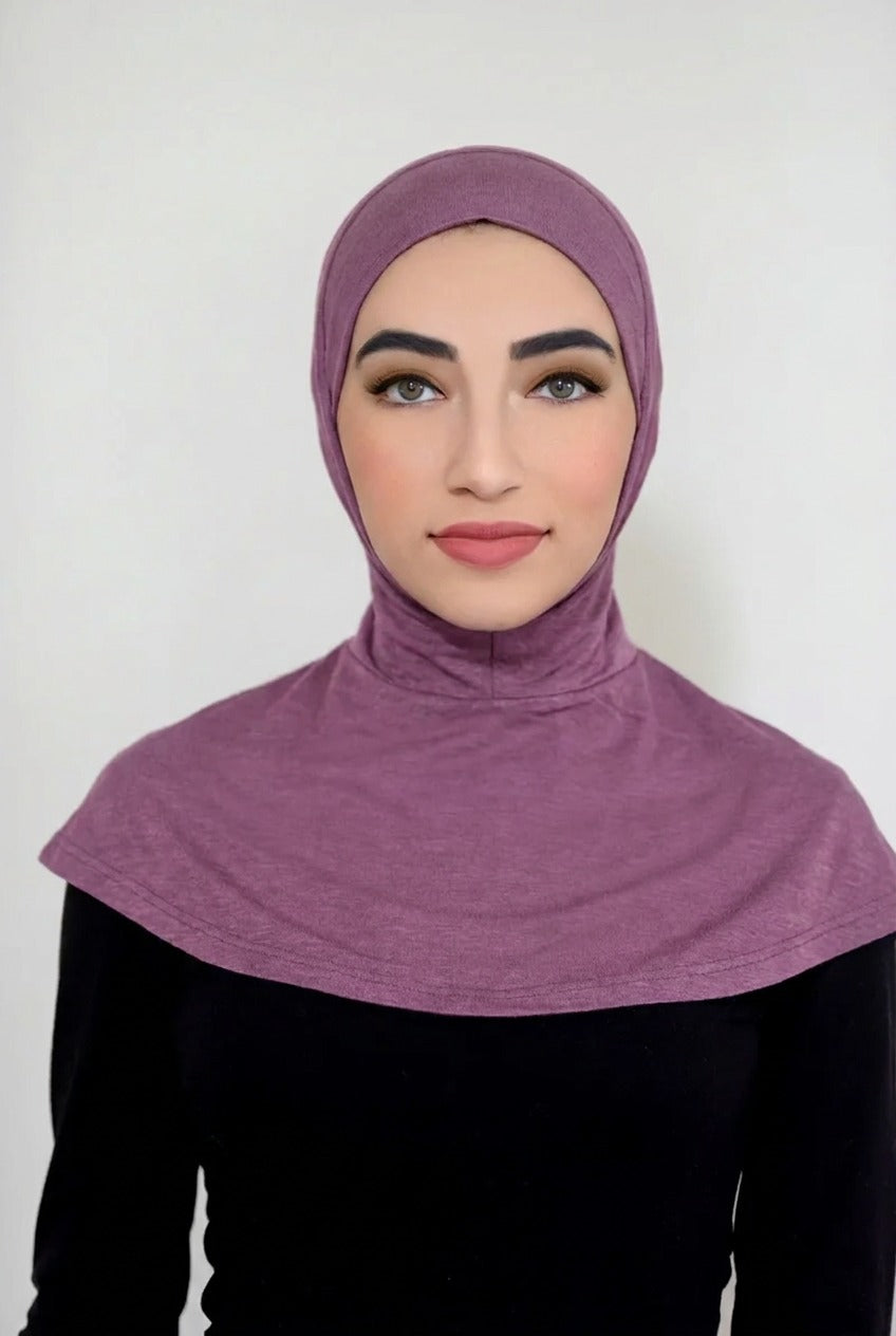 Large Slip On Ninja Underscarf-Purple