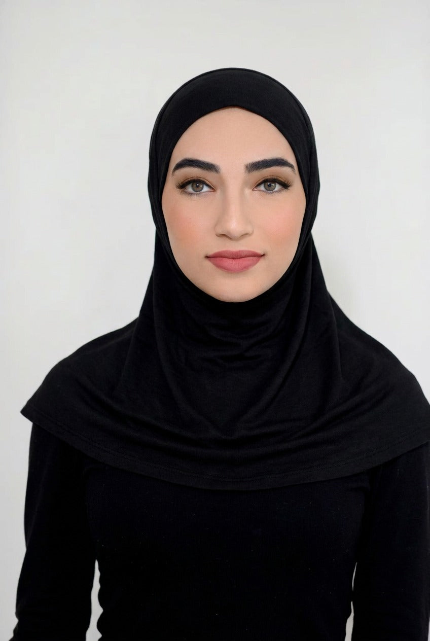 Large Slip On Ninja Underscarf-Black