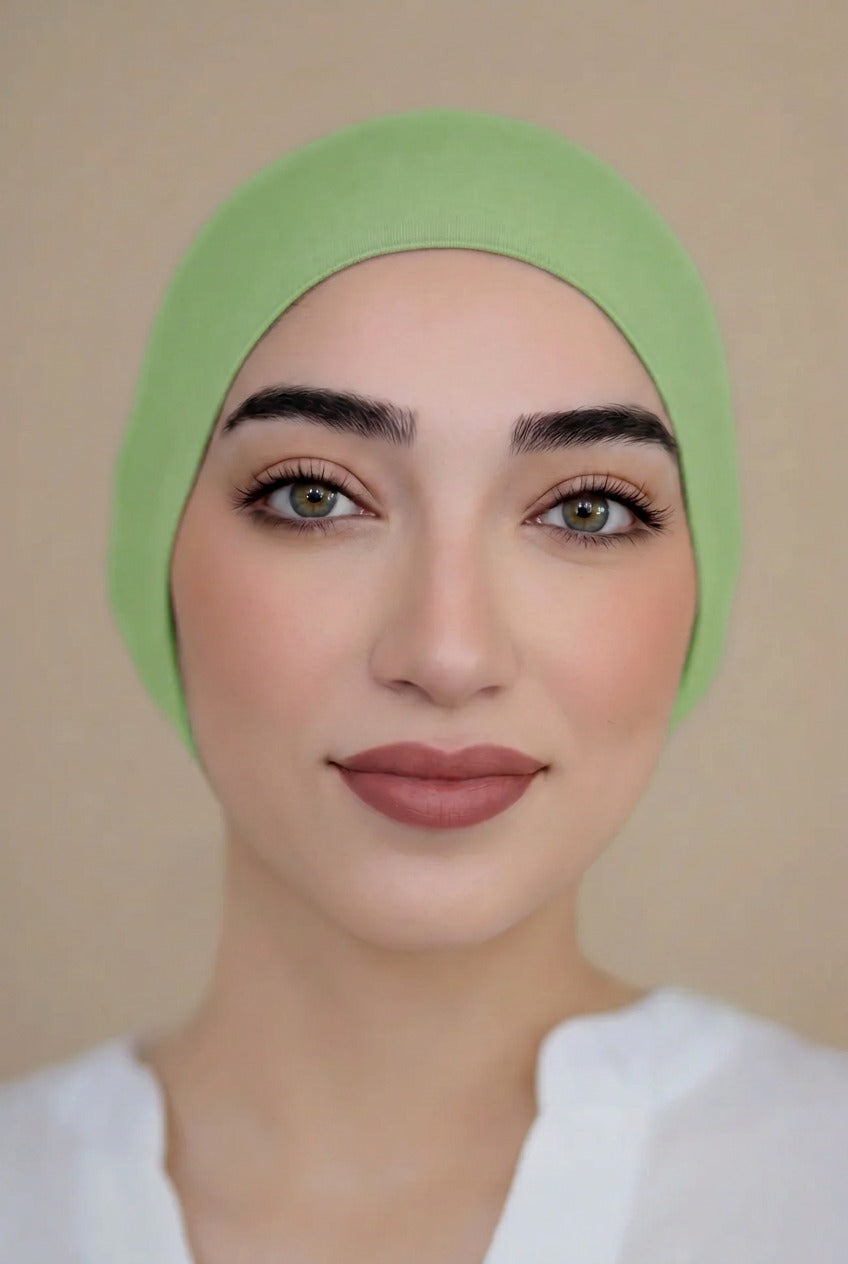 Bonnet Underscarf-Light Green