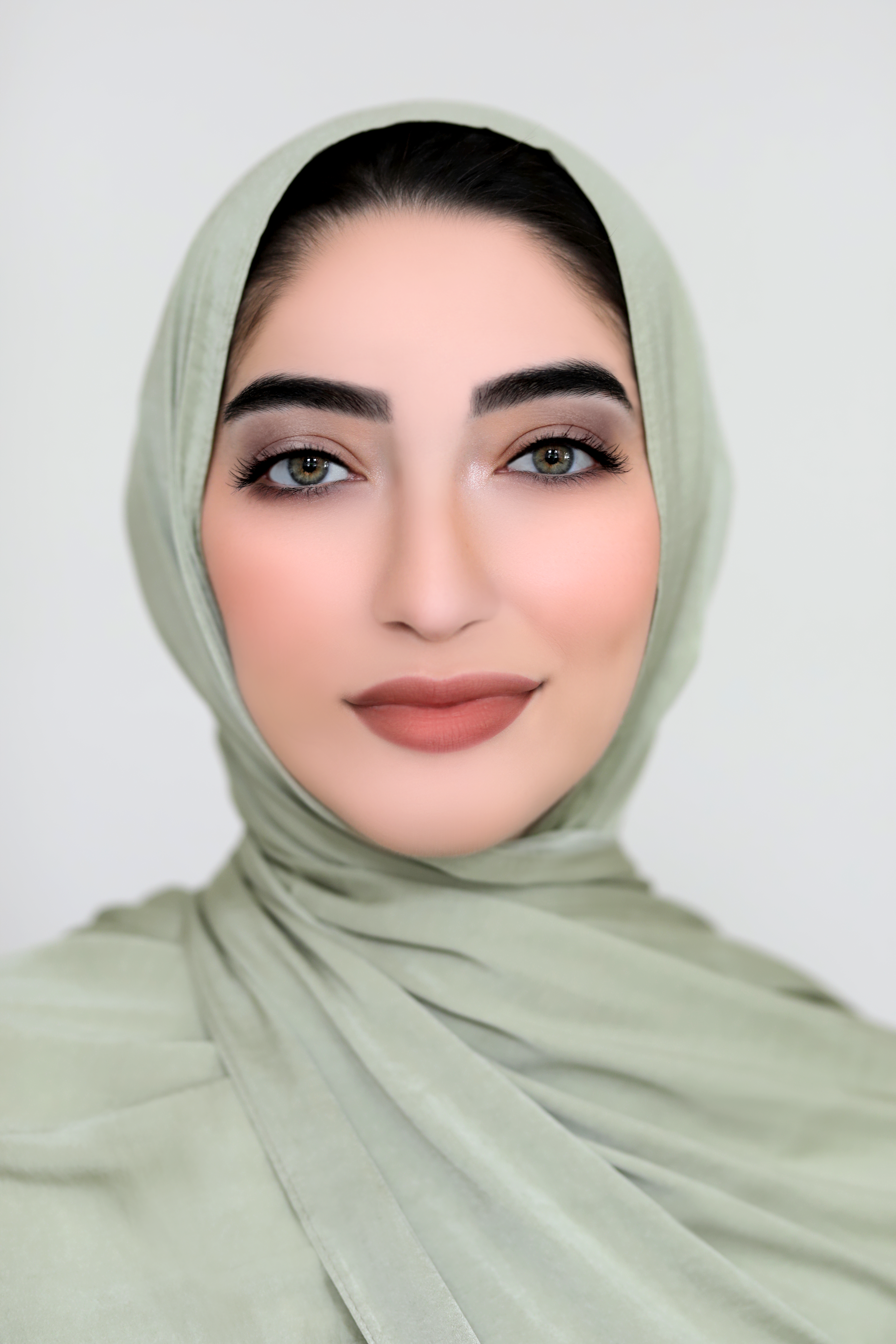 Matte Satin Hijab-Sage