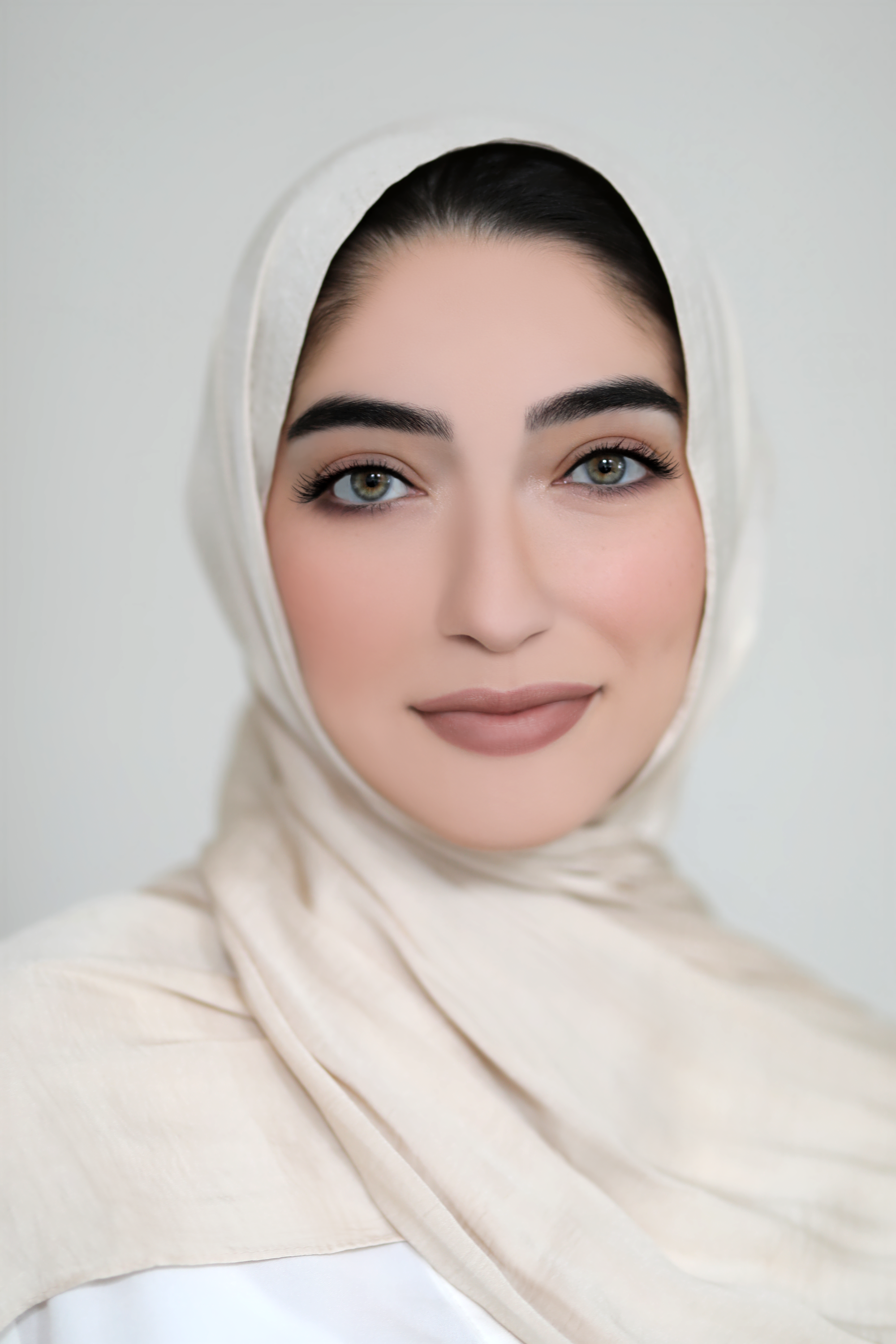 Matte Satin Hijab-Pale Gold