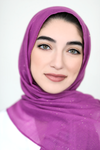 Gold Dust Light Hijab-Purple