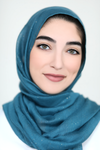 Gold Dust Light Hijab-Turquoise