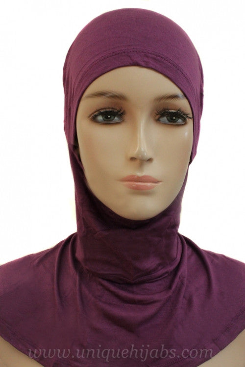 Tie Back Ninja Inner Underscarf-Purple