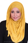 Jersey Hijab Basic-Mustard