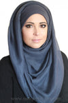 Light Maxi Hijab Luxury-Dark Gray