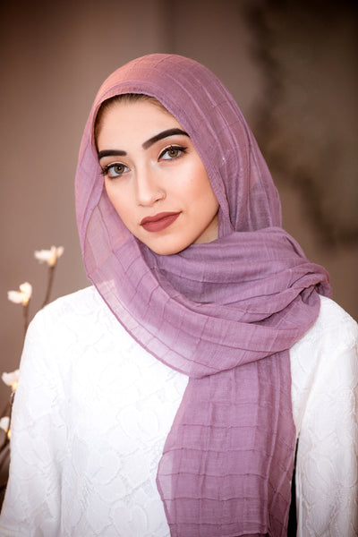 All Boxed Up Light Hijab-Lavender