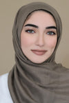 Luxury Light Hijab-Khaki