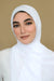 Matching Hijab Set-White