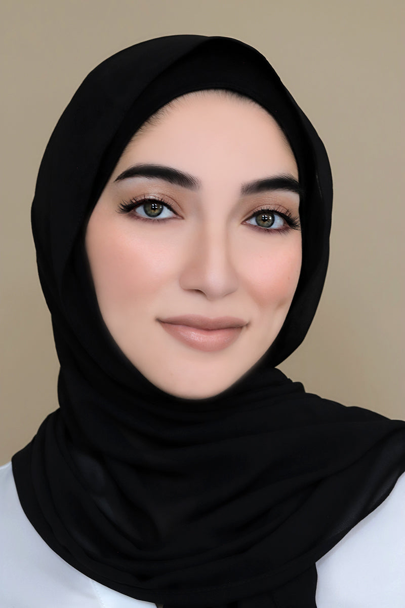 Matching Hijab Set-Black