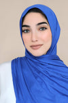 Luxury Jersey Hijab- Royal Blue