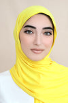 Small Jersey Hijab-Yellow