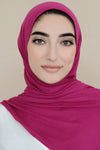 Instant Jersey Hijab-Magenta
