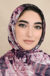 Purple Paisley Signature Chiffon Hijab