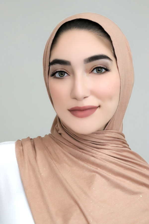 Small Shimmer Jersey HijabTan
