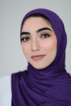 Instant Jersey Hijab-Dark Purple