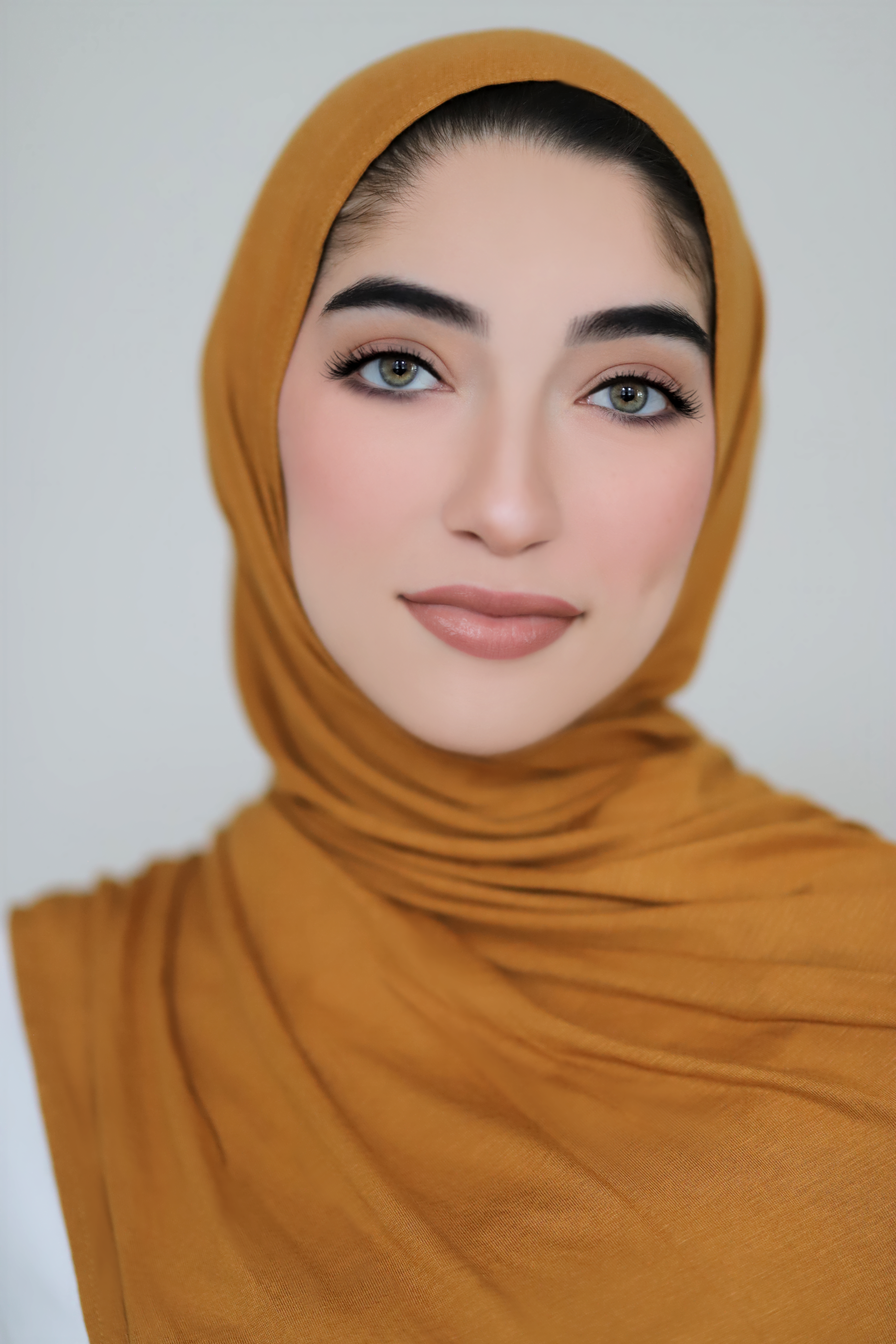 Instant Jersey Hijab-Honey Brown