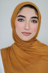 Instant Jersey Hijab-Honey Brown