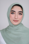 Instant Jersey Hijab-Sea Green