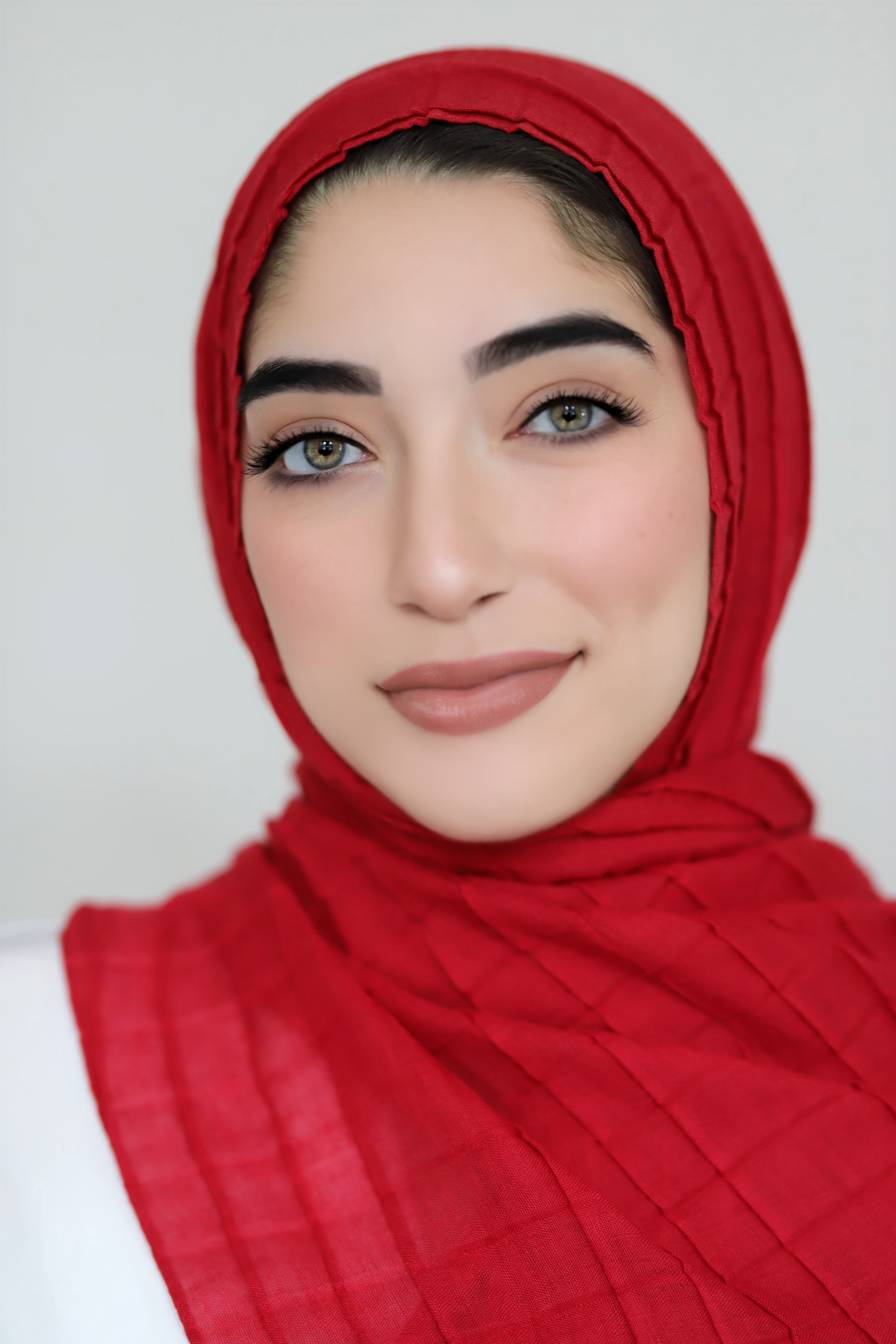 All Boxed Up Light Hijab-Red
