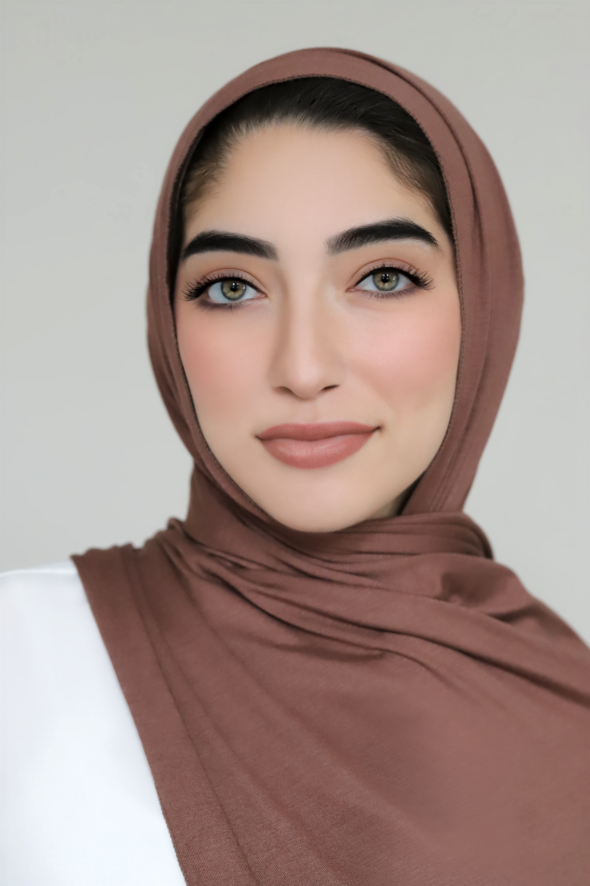 Small Jersey Hijab-Light Brown