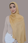 Small Shimmer Jersey HIjab-Nude