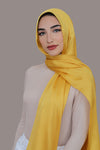 Silky Satin Hijab-Canary