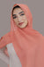 Basic Size Chiffon Hijab-Apricot